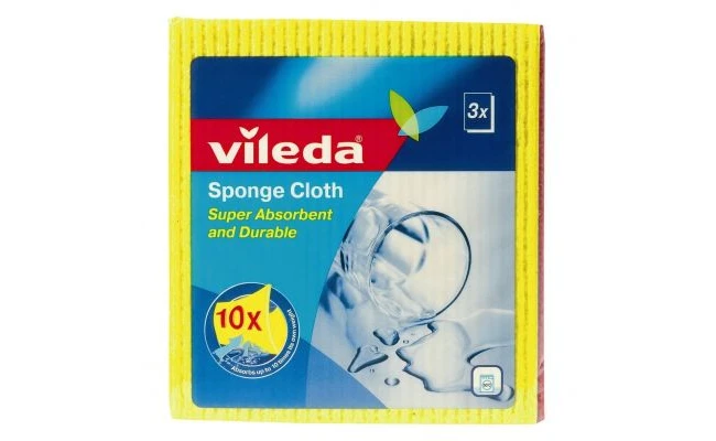 Vileda Sponge Cloth Pack Of 3